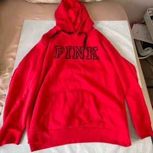 Pink hoodie